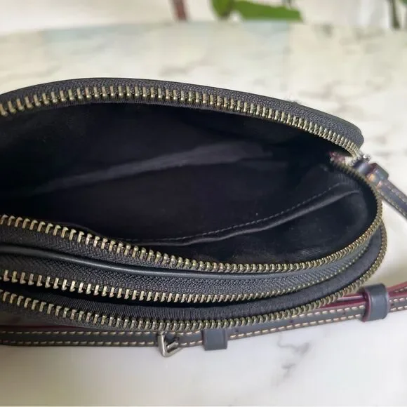 Coach X Disney Crossbody Pouch in Glove Calf Leather with Mickey Patches F59532 - Picture 9 of 16